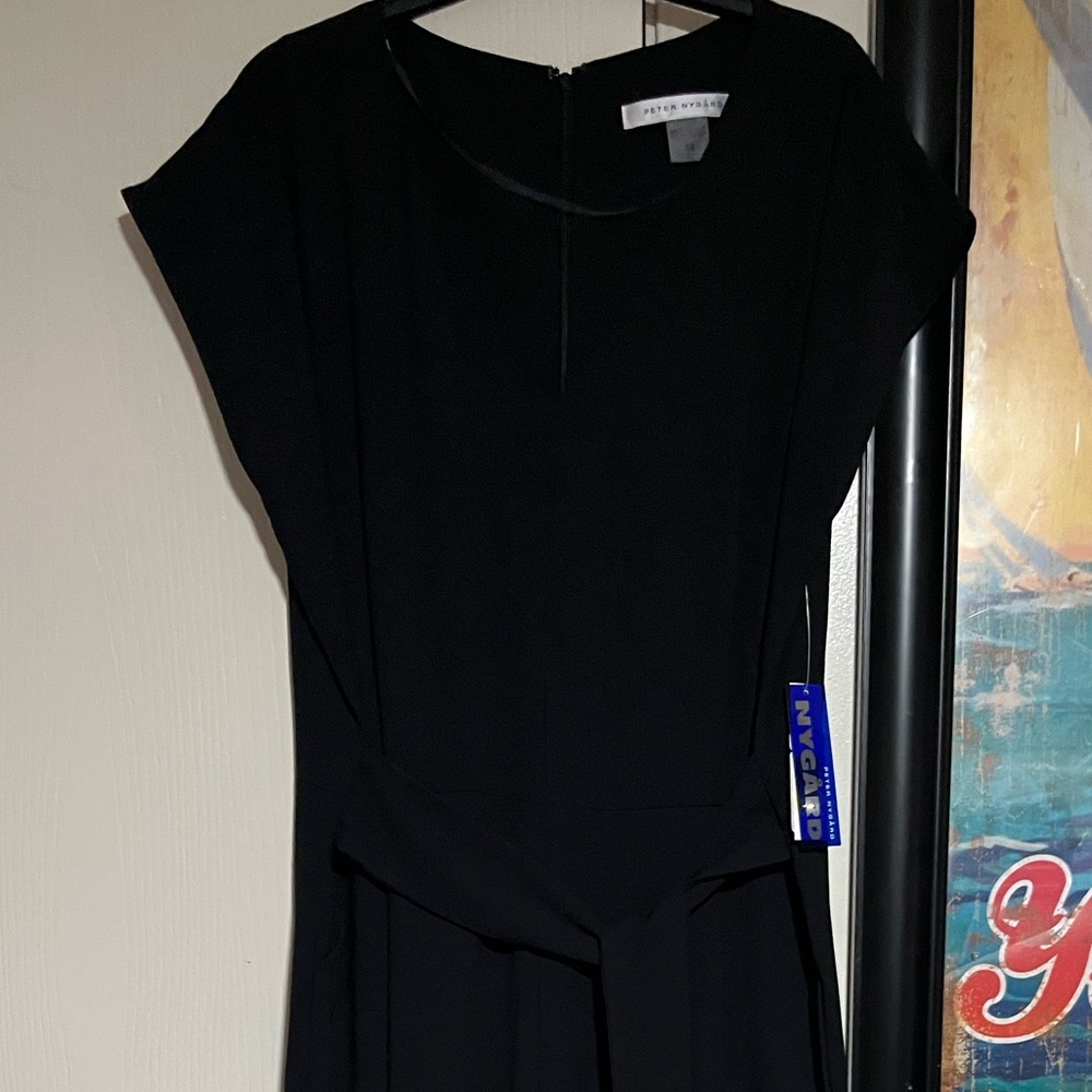 Peter Nygard Charcoal Gray Jumpsuit